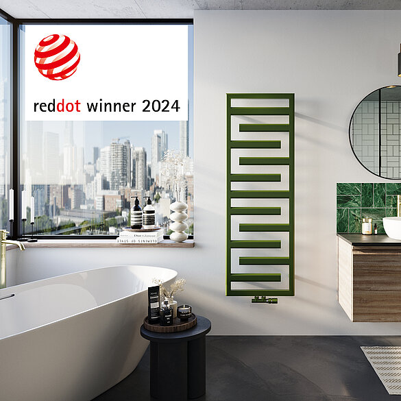 Rendering Zehnder Tetris Decorative radiator 