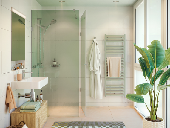 salle de bain avec zehnder zeno