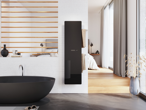 salle de bain avec Zehnder Studio Collection Deseo Verso 